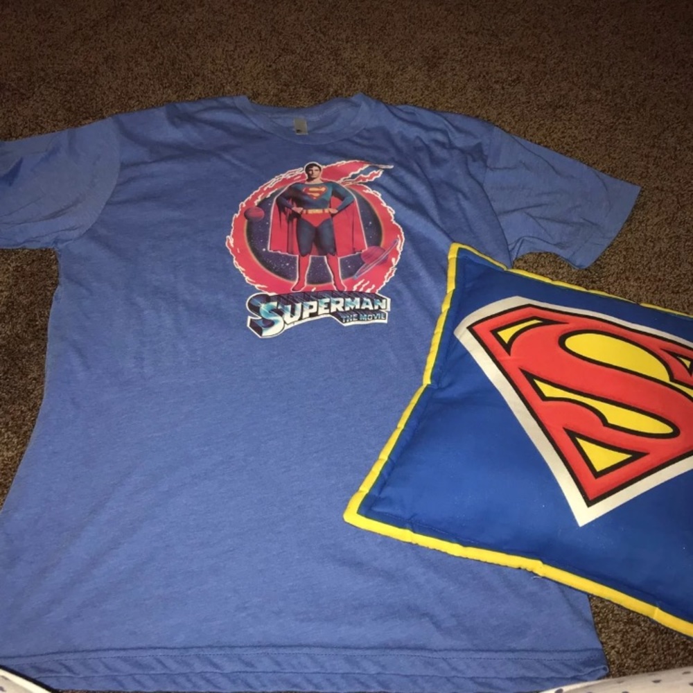 Superman 1970s Iron On T-shirt & Pillow